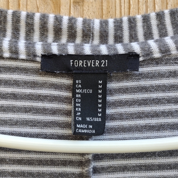 Forever 21 - Striped Dropped Shoulder Sweater - Picture 12 of 12